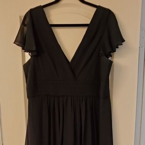 Beautiful floor length black dress